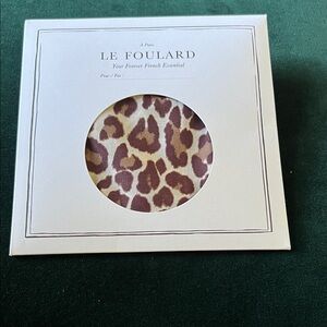 Sezane Gaston Leopard Print Scarf